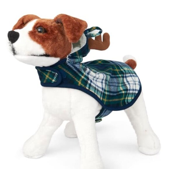 NEW Green Plaid Moose PJs Pyjama Pajama for Dogs | Size M - Picture 3 of 5